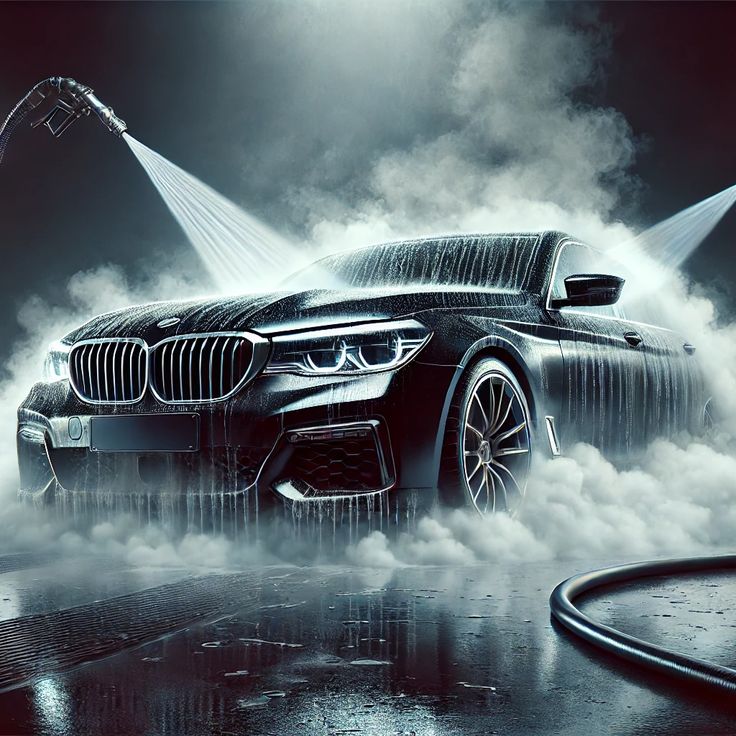 Mechanic working on car